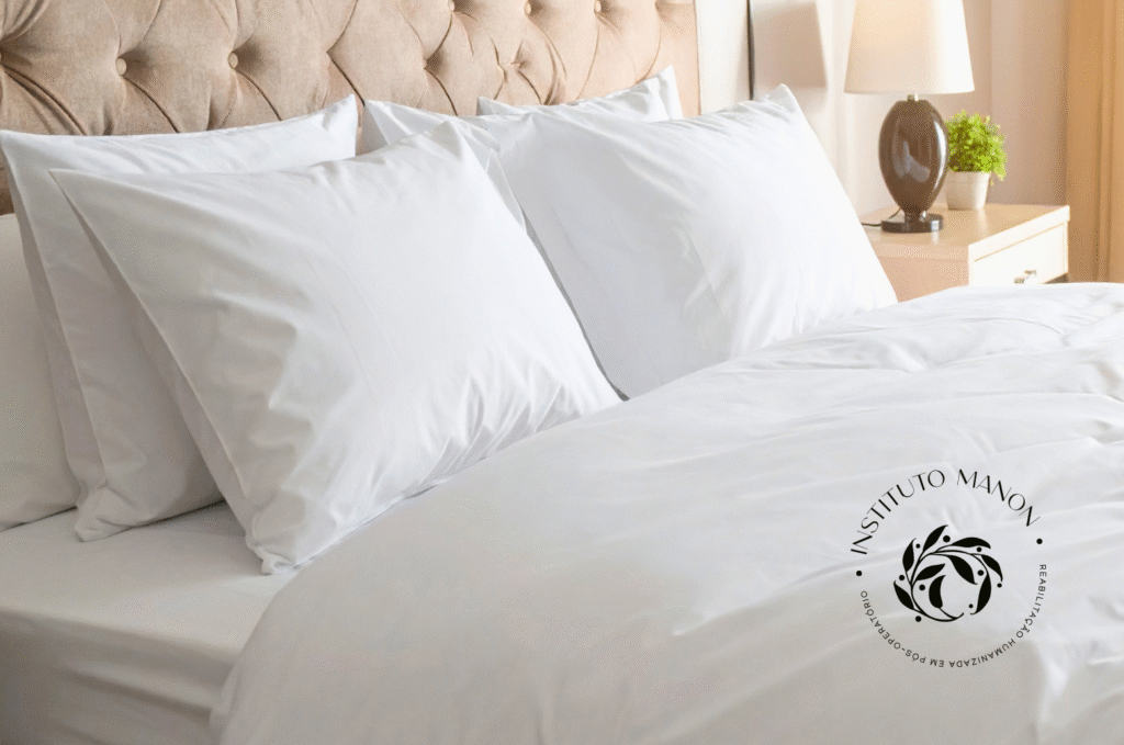 Como dormir no pós-operatório: posições seguras e dicas práticas